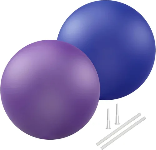 Miniatura 13 de PL-0003 Bola suave del ejercicio, silla de bola de yoga anti-estallido apoya 2200lbs PL-0003