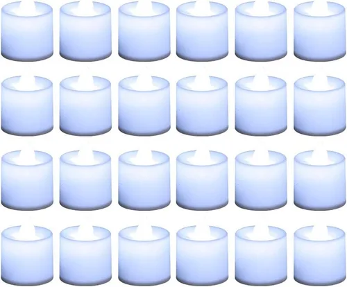 Miniatura 13 de Bolsas luminarias para velas con diseño de sol, resistentes al fuego, para bodas, Halloween, cumpleaños, Año Nuevo, fiestas, cenas, eventos Azul