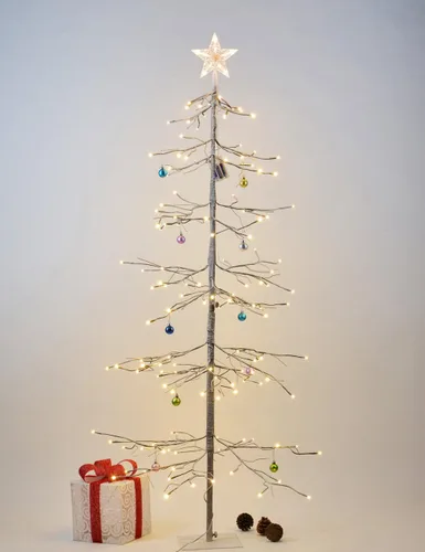 Miniatura 12 de Lightshare Árbol de abeto nevado de 13 pies, 328 luces LED, para uso en interiores y exteriores, blanco cálido, para el hogar, festival, fiesta