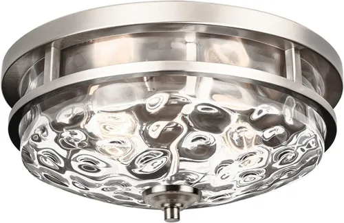Miniatura 8 de Edwarmlux Lámparas de techo empotradas, lámpara de techo de granja de 2 luces cerca del techo, lámpara de techo industrial para cocina, pasillo