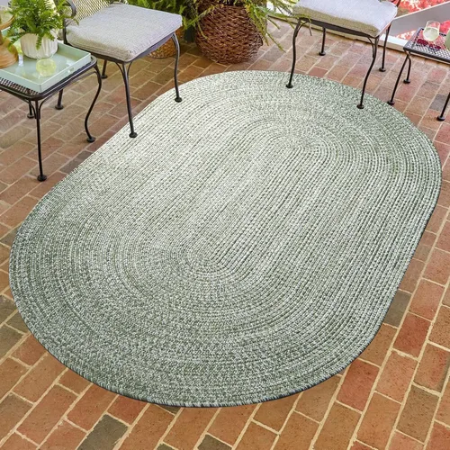 Miniatura 43 de Superior Alfombra de área grande para interiores y exteriores, reversible, trenzada, decoración del piso del hogar para sala de estar, cocina