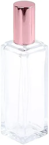 Miniatura 8 de Botella recargable portátil de vidrio atomizador de botella de vidrio sub-botella de viaje, rosa, 0.3 fl oz