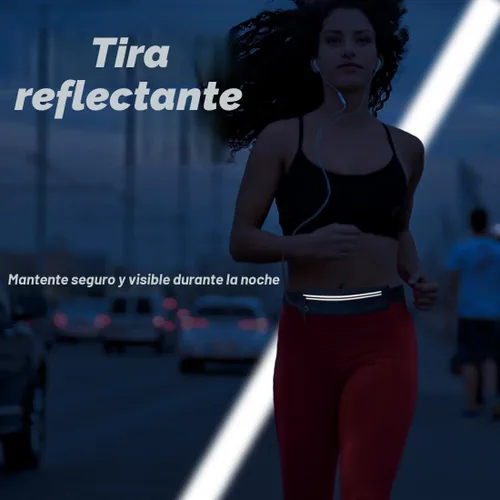 Miniatura 7 de Cangurera delgada para correr para hombres y mujeres, soporte para teléfono para correr, bolsa de cintura para entrenamiento, cinturón de dinero