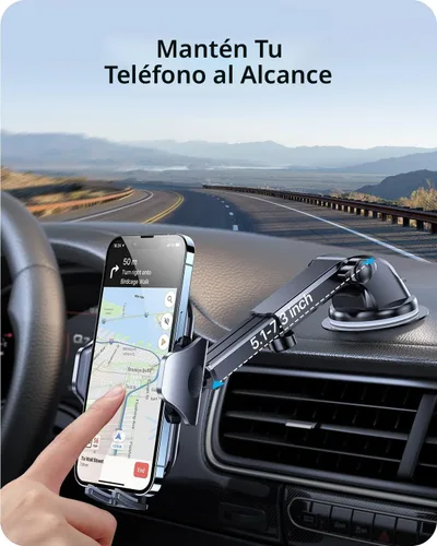 Miniatura 7 de andobil Soporte de teléfono para automóvil, 2026 de grado militar, 89 libras, soporte de teléfono con succión más fuerte para tu