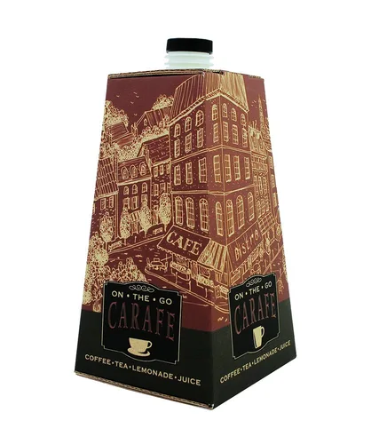 Southern Champion Tray Kraft garrafa de bebidas, corrugado, capacidad de hasta 96 onzas, 4