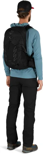 Miniatura 9 de Osprey Talon 22L Mochila de senderismo para hombre con cinturón de cadera, color azul cerámica, S/M