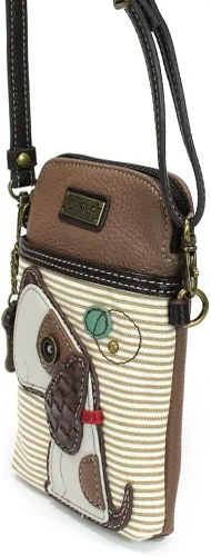 Miniatura 3 de Chala - Bolsa cruzada de piel sintética multicolor con correa ajustable para teléfono celular
