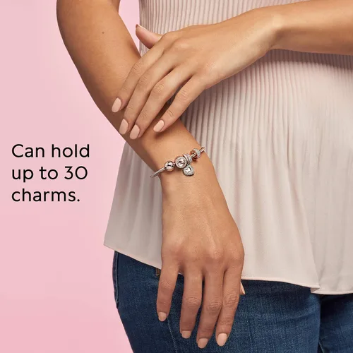 Miniatura 7 de Pandora - Brazalete de serpiente, brazalete con dijes, joyería Smooth Moments