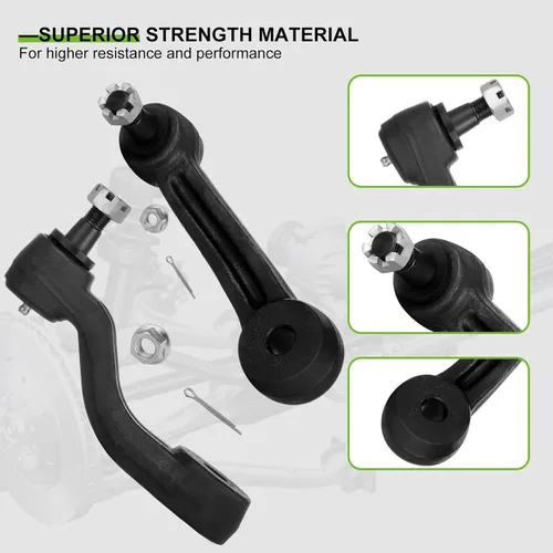 Miniatura 3 de SCITOO Kit de suspensión delantera, brazo tensor, brazo Pitman, repuesto de extremo de barra de acoplamiento exterior interior para Chevy Tahoe