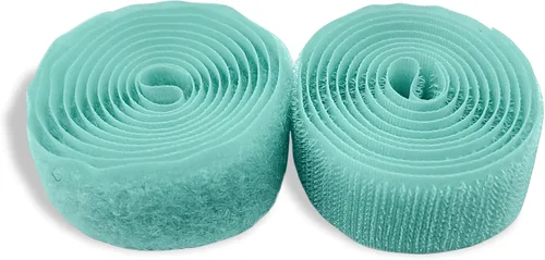 Miniatura 25 de Cinta de gancho y bucle de 4 pulgadas de ancho, verde follaje, para coser, no adhesiva, de 1 yarda de largo, cinta de gancho y bucle de nylon verde