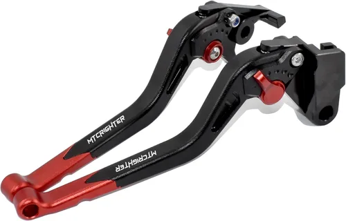 Miniatura 7 de Long Size Brake Lever Clutch Lever for Yamaha Fazer FZ-1 FZ-8 FZ-6 FZ-6R FZS600, CNC Aluminum Alloy Made (Black)