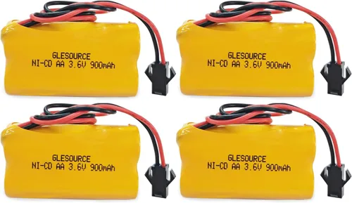 Miniatura 8 de XUNTU Batería de repuesto NiCad de 3.6V 900mAh AA ELB-B001 compatible con Lithonia ELB-B001 Lithonia EU2 LED Interstate ANIC1566 Unitech 0253799 Luz