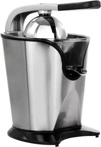 Miniatura 4 de Exprimidor eléctrico de cítricos de acero inoxidable, extractor motorizado de prensa de jugo con mango, máquina exprimidora de limón y naranja