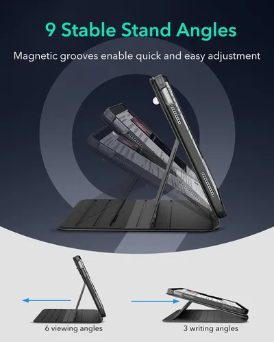 Miniatura 7 de ESR Funda para iPad A16, Funda para iPad de 11ª/10ª Generación (2025/2022), Cubierta Magnética Extraíble, Soporte Ajustable Vertical/Horizontal