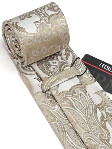 Miniatura 199 de Corbatas florales tejidas clásicas para hombre, corbata cuadrada de bolsillo, corbatas formales para hombres, boda con pañuelo