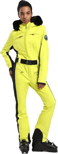 Miniatura 44 de GSOU SNOW Traje de esquí para mujer, traje de nieve de una pieza, para snowboard, delgado, aislante, impermeable, resistente al viento