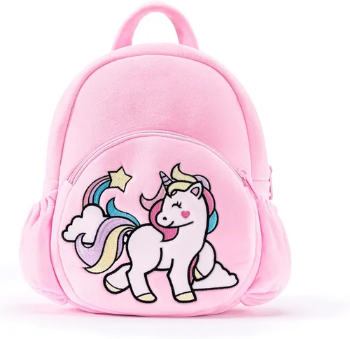 Miniatura 33 de Lazada Mochila para niños pequeños, juguetes de animales de peluche, mochila pequeña, color gris, 9.5 pulgadas