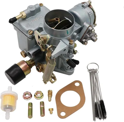 KIPA Carburador para VW Beetles, Super Beetles, 1971-1979, motor de doble puerto, 1600 cc, 12 V, estrangulador eléctrico 34 PICT-3 Volkswagen Bug