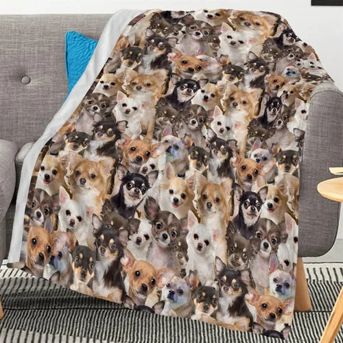 Miniatura 21 de Manta con estampado Airedale Terrier – Manta con estampado de animales divertidos para amantes de los perros y cachorros, regalos Airedale Terrier
