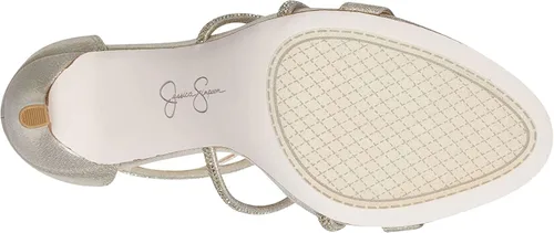 Miniatura 5 de Jessica Simpson Josy Gem Sandalias de tacón de aguja con correa de tobillo verde