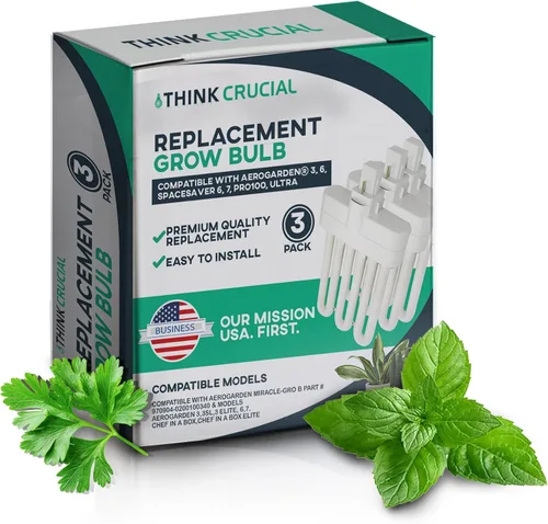 Miniatura 9 de 4 bombillas de cultivo compatibles con Miracle-GRO AeroGarden B Grow Bulb, parte # 970904-0200,100340 y modelos AeroGarden 3,3SL, 3 Elite, 6,7, Chef