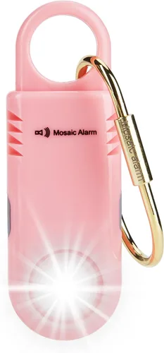 Miniatura 12 de 135dB recargable Mutual SOS Paging Personal Alarm Antideslizante Grip Llavero Sirena para Mujer. Linterna ultra brillante incorporada. Alertas
