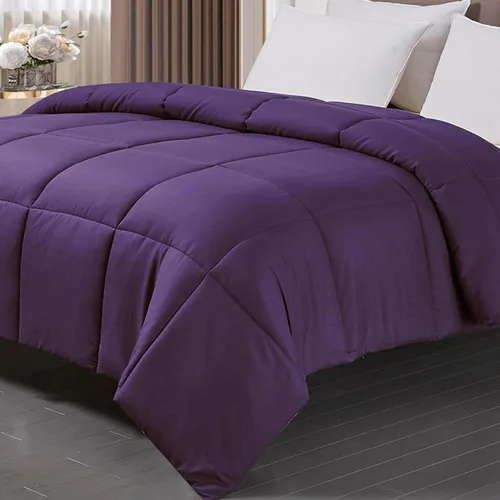 Miniatura 14 de Blue Ridge Home Fashions - Edredón sintético de microfibra para todas las estaciones, relleno de poliéster hipoalergénico, Algodón, Negro, King