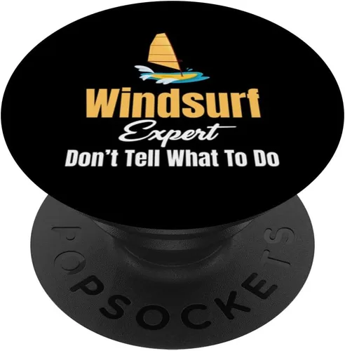 Miniatura 6 de Windsurf Expert Don't Tell Me What To Do Boardsailing PopSockets MagSafe PopGrip for iPhone