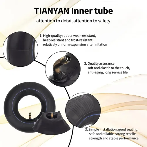 Miniatura 3 de TIANYAN Tubo interno 3.00-4 para Razor E300 E325 Scooter, Pocket Rocket, Utility Dolly, tractores, cortacéspedes, carretillas de mano, carro