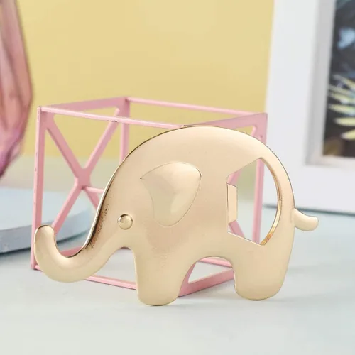 Miniatura 4 de Paquete de 15 abrebotellas para baby shower, abrebotellas con forma de elefante, regalos de baby shower, cumpleaños, despedida de soltera, regalo