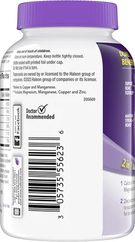 Miniatura 11 de Caltrate 600 Plus D3 Plus Minerals Tabletas de suplemento de calcio y vitamina D, suplemento de salud ósea y mineral para adultos, 120