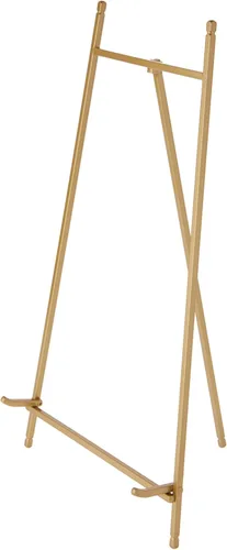 Bard's Caballete de metal dorado satinado, 16 pulgadas de alto x 9 pulgadas de ancho x 9.5 pulgadas de profundidad