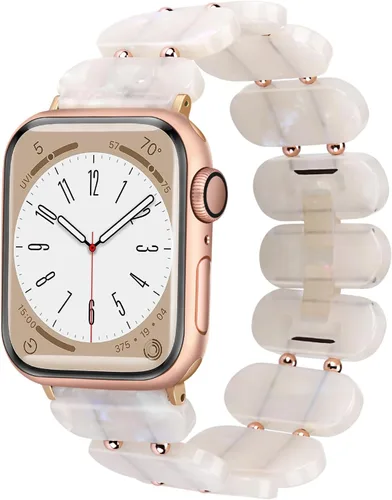 Correas de resina para Apple Watch de 1.496 pulgadas, 1.575 pulgadas, 1.614 pulgadas, 1.654 pulgadas, 1.732 pulgadas, 1.772 pulgadas, 1.772