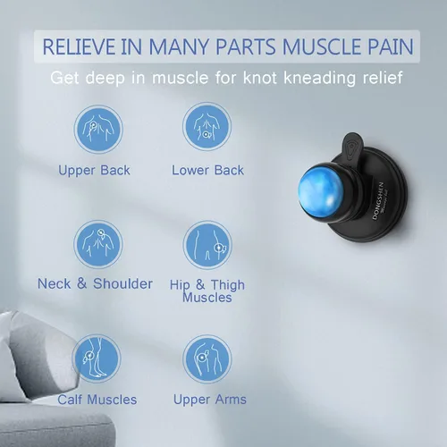 Miniatura 3 de Pelota de masaje de tejido profundo 2 en 1, rodillo de masaje muscular montable para aliviar el dolor, punto de gatillo, alivia la fascia, nudo