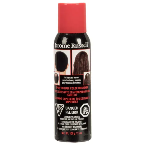 Miniatura 4 de Jerome Russell espesante de color para cabello. Adelgazamiento del cabello, Negro