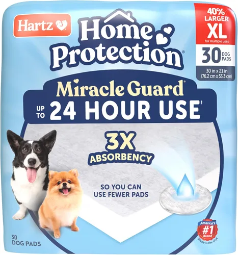 Miniatura 13 de Almohadillas para perros Hartz Home Protection Miracle Guard, tamaño regular 50 unidades, 3 veces más absorbentes y 3 veces más duraderas, no gotean