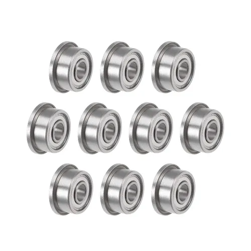 Miniatura 4 de Uxcell F685ZZ - Rodamientos de bolas con brida, de acero cromado con doble blindaje, ranura profunda, 5mmx11mmx5mm, 10