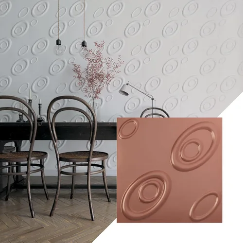 Miniatura 13 de Ekena Millwork WP20X20MAWH 19 5/8 pulgadas de ancho x 19 5/8 pulgadas de alto Maria EnduraWall Decorativo 3D Panel de pared cubre 2.67 pies cuadrados