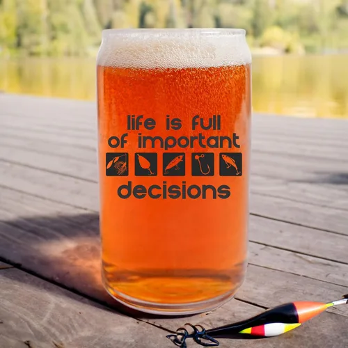 Miniatura 9 de Lata de cerveza para hombre de 16 onzas para hombres, regalos de pesca para hombres, vaso para el día del padre, regalos para taza de pescador