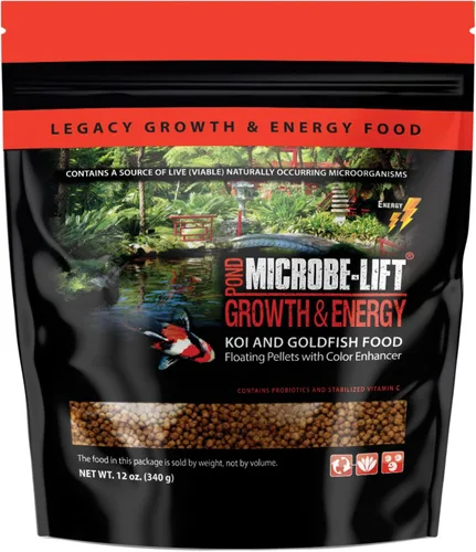 Miniatura 9 de MICROBE-LIFT Pellets flotantes de alto crecimiento y energía para estanques, jardines acuáticos y fuentes, seguros para peces dorados vivos y koi