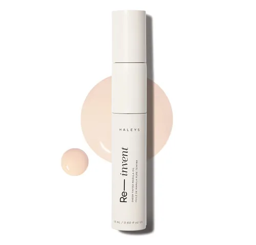 HALEYS Re-invent - Aceite de marula teñido transparente (Fair Cool), tinte para la piel, hidratante BB tintado, base tintada, aceite facial, hidrata