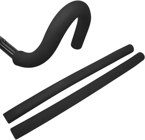 Miniatura 8 de LIZEALUCKY Empuñaduras de goma de espuma flexible para manillar de bicicleta, paquete de 2 unidades, diámetro interior de 0.9 pulgadas