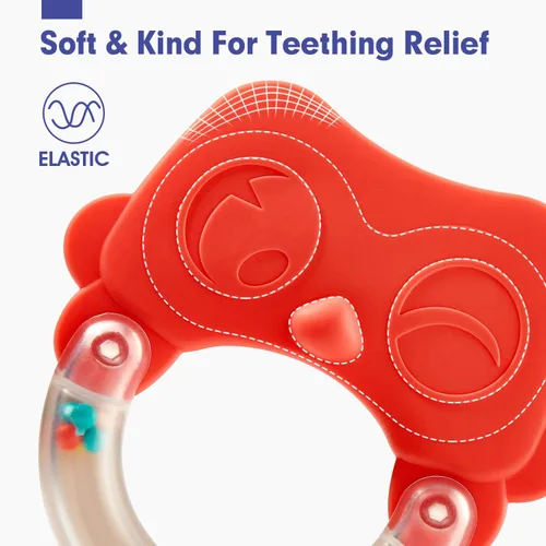 Miniatura 5 de hahaland Juguetes para bebés de 0 a 6 meses, sonajeros para bebés, juguetes para dentición de 3 a 6 meses, juguetes para bebés recién nacidos de 6 a