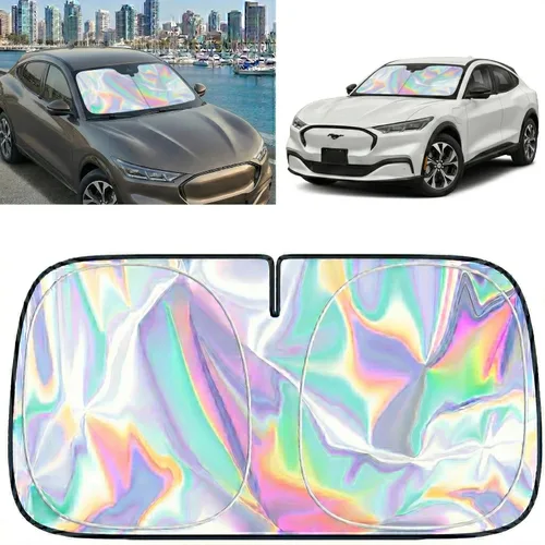 Miniatura 40 de Parasol para parabrisas Honda HR-V 2023-2025 – Cubierta plegable para parabrisas para accesorios HRV Protege el coche de los rayos solares