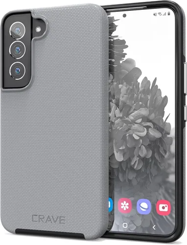 Crave Para Samsung Galaxy S22 Caso, Funda De Doble Capa De Protección A Prueba De Golpes Para Samsung Galaxy S22 5G (6.1 Pulgadas) - Pizarra