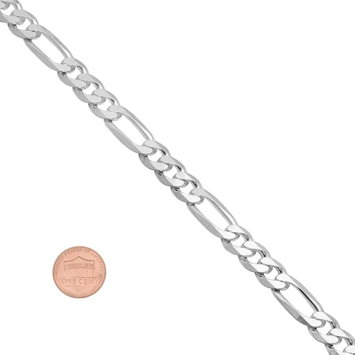 Miniatura 3 de Cadena de plata de ley 925 maciza de 0315in juego de pulsera caja de regalo