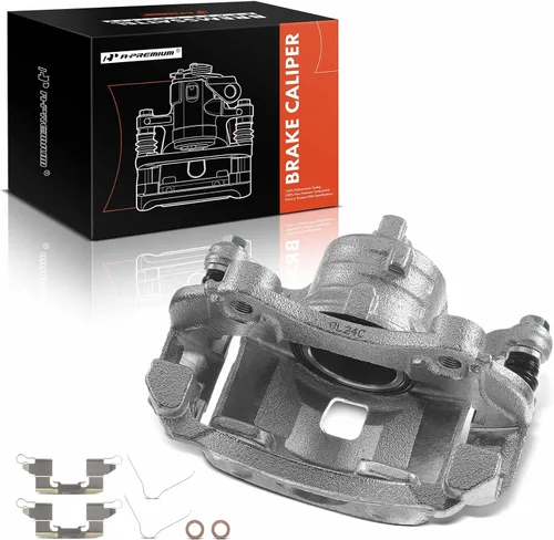 Miniatura 10 de A-Premium Conjunto de pinza de freno de disco con soporte compatible con modelos Nissan - Versa 2012-2019, Versa Note 2014-2019, marzo 2012-2015