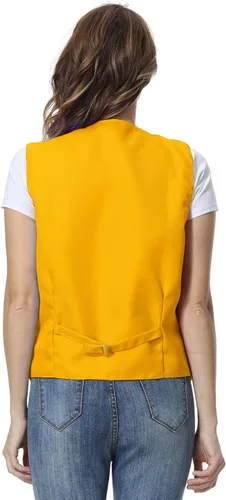 Miniatura 5 de TOPTIE Chaleco unisex con botones para uniforme de trabajo