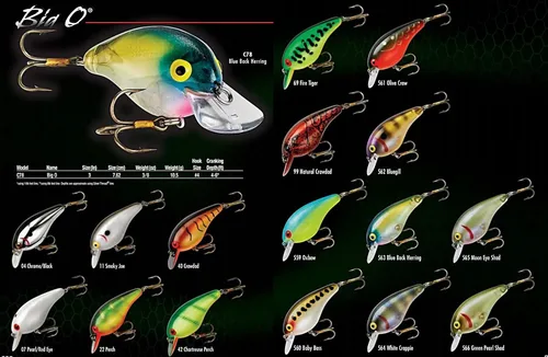 Miniatura 3 de Cotton Cordell Big O - Señuelo de pesca Crankbait de labio cuadrado Perca