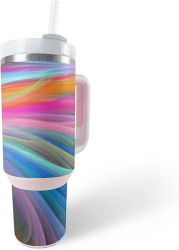Miniatura 4 de MightySkins Skin - Vaso de vinilo compatible con Stanley The Quencher H2.0 FlowState de 40 onzas, cubo de rompecabezas, protectora, duradera